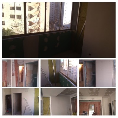 Fases de remodelação do quarto