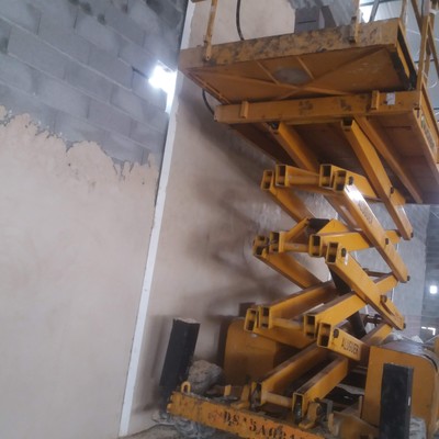 Construção de pavilhão industrial