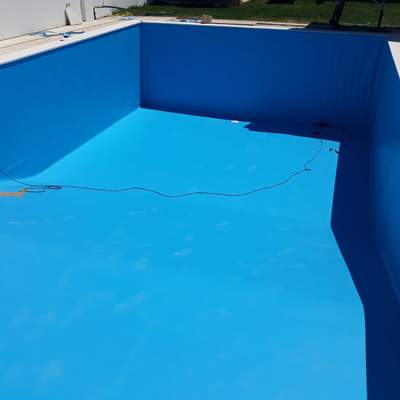 Revestimento em tela armada Azul forte