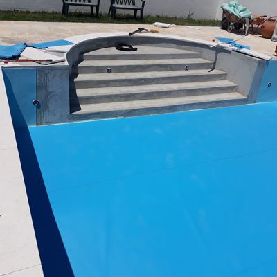 Revestimento em tela armada Azul forte1