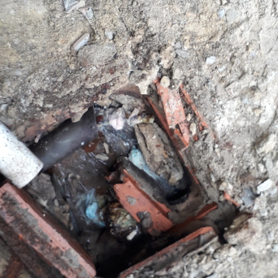 Recuperaçao cx. esgoto