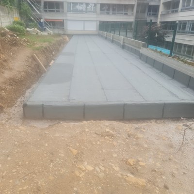 Impermebilização de um parque de estacionamento