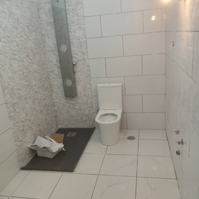 Casa de banho quase terminada