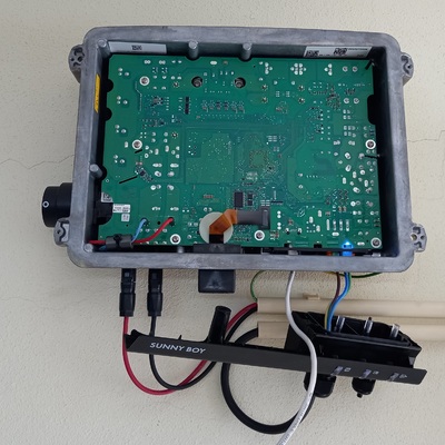 Inversor SUNNY BOY, com ligacao WEB