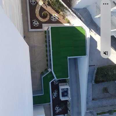 Construção de jardim