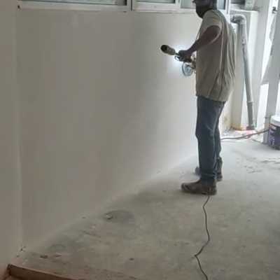 Preparação da parede