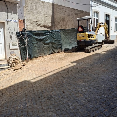 Extração de entulho