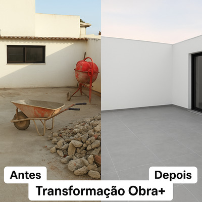 Remodelação de um terraço