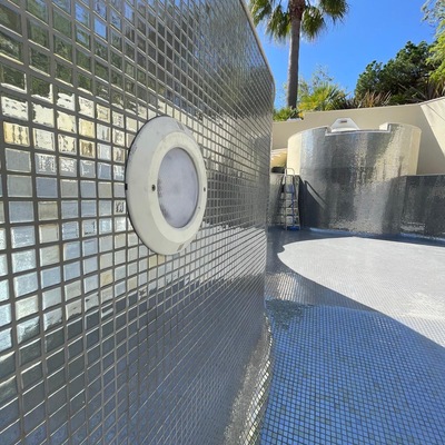 Construção da piscina