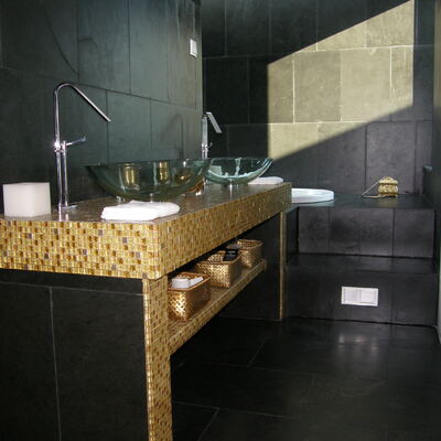 Casa de banho com toda a sofisticação, executada com excelência pela nossa equipa.