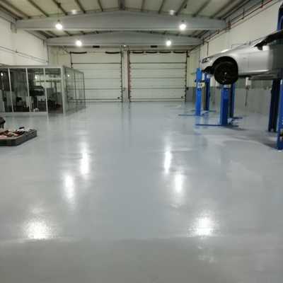 Aplicação de Epoxi em piso