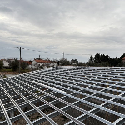 Construção de garagem