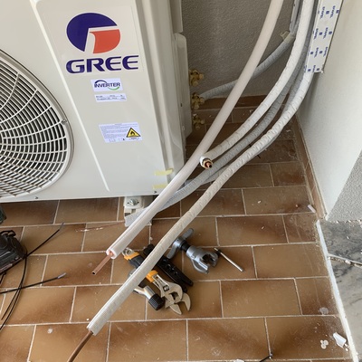 Preparando tubulação