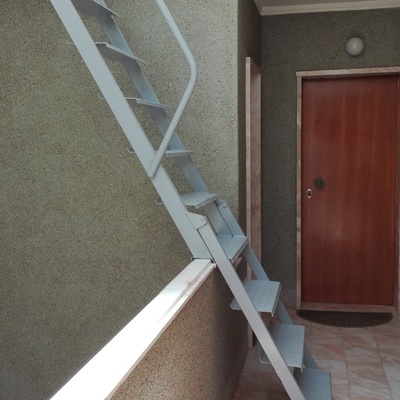 Construção de escada de Ferro