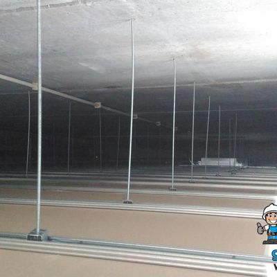 Trabalho Pladur (Gesso Acartonado)  500m2 de rebaixamento de teto na Expo Lisboa