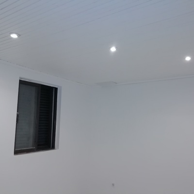 Instalação lâmpadas leds e pintura