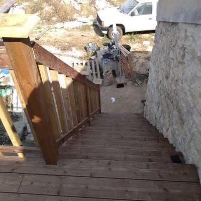 Construção deck dois andares