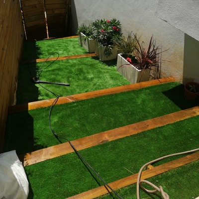 relva sintética de altura 4.2 cm