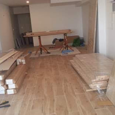 Moradia acentamento piso flutuante