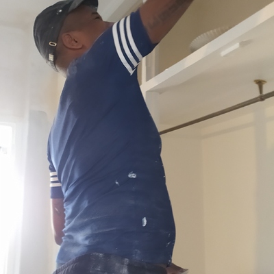 Pintura de portas e armários