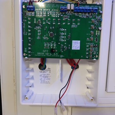 Instalação de central de incêndio