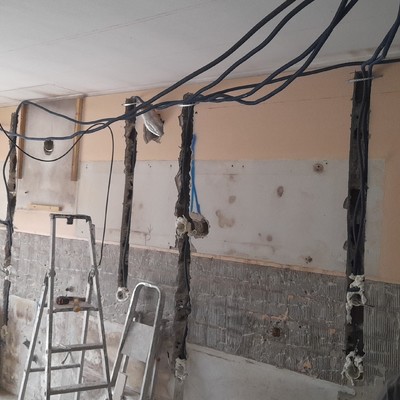 Instalaçao eletrica antes