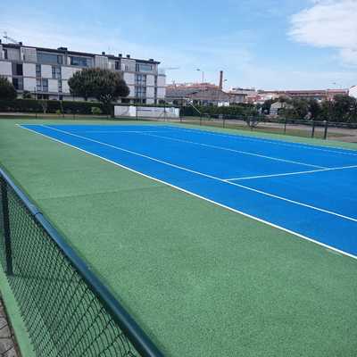 Manutenção de campo de ténis
