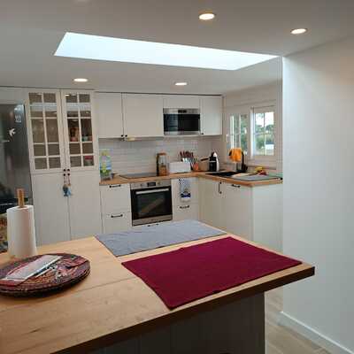 Cozinha da moradia da Lagoa de Albufeira