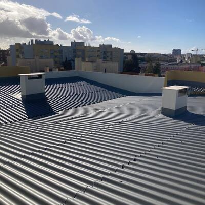 Impermeabilização de telhado no Barreiro