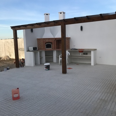 Execução de churrasqueira