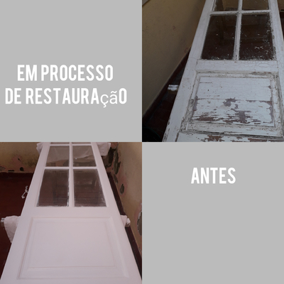 Restauração de porta