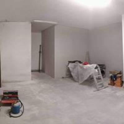 pladur e tecto falso colocado