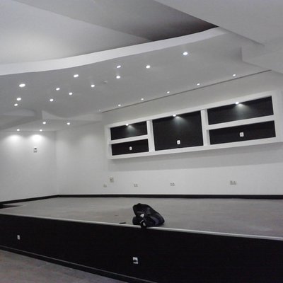 Obra restaurante da universidade Agostinho Neto na Expo.