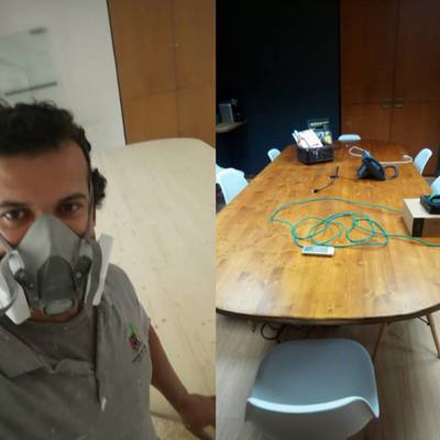 Construção de uma mesa para escritório,Av.Da Liberdade,Lisboa.