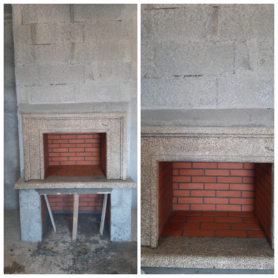 CONSTRUÇAO DE FOGAO DE SALA