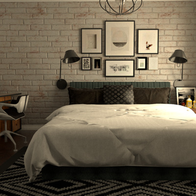 homme office no quarto
