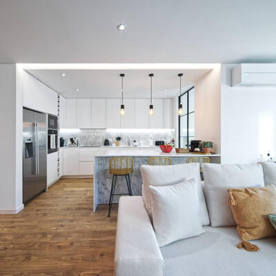 Remodelação de Apartamento nas Avenidas Novas em Lisboa -Open space