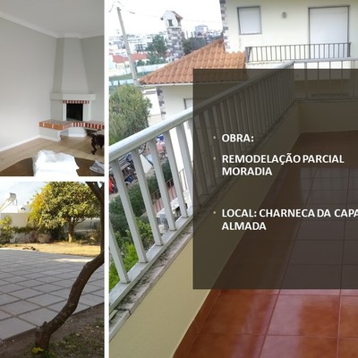 REMODELAÇÃO PARCIAL MORADIA_CHARNECA DA CAPARICA ALMADA