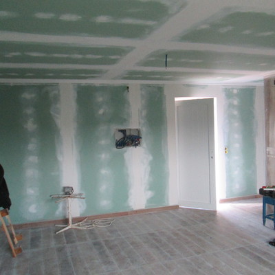 sala  já com ladrilho colocado 