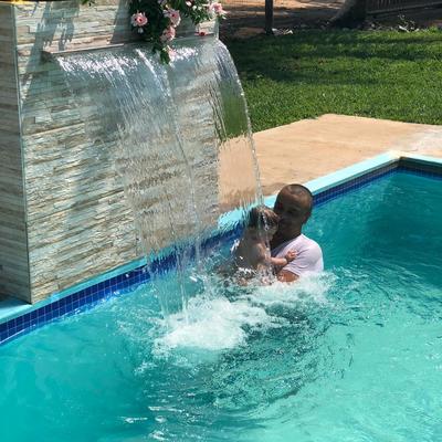 Cascata da piscina