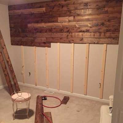 Parede em madeira
