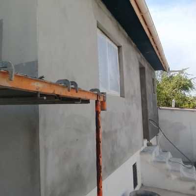 Reboco de fachada residencial