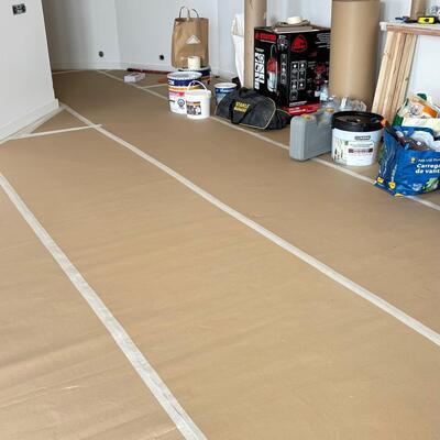 Proteção & Isolamento da Área para Pintura