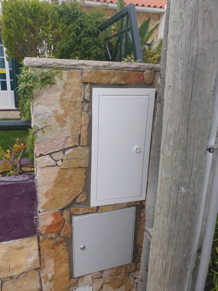 Substituição caixa de contador e portinhola