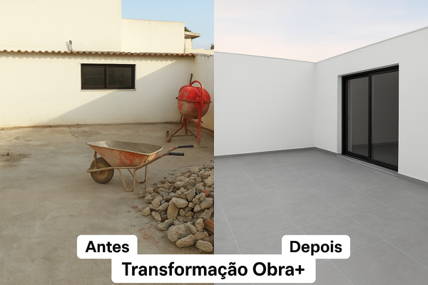 Remodelação de um terraço