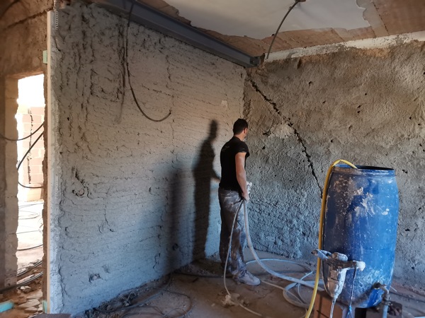 Estuque projetado