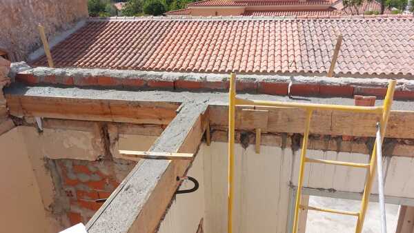 Reforço estrutural - Execução de lintel