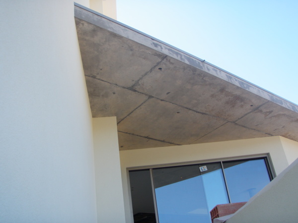 Pala em betão à vista