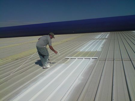 pintura galvanizada em telha de aluminio