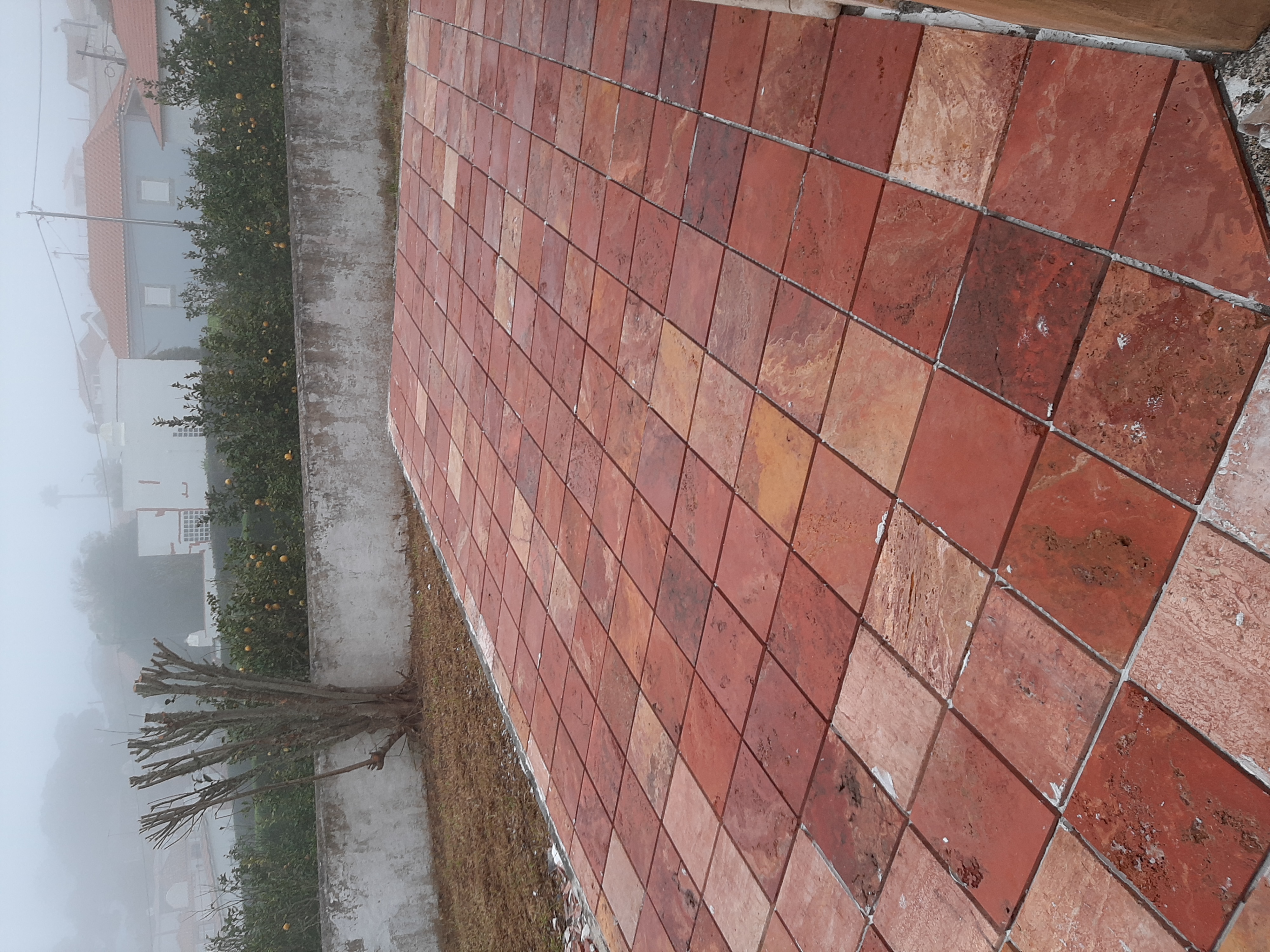 Mosaico de pedra.